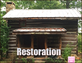 Historic Log Cabin Restoration  Elkton, Ohio